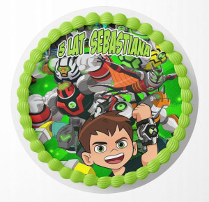 Opłatek Na Tort 30cm - Ben 10 Wybór Wzory + Gratis