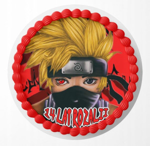 Opłatek Na Tort 30cm - Naruto Wzory Wybór + Gratis