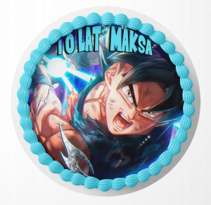 Opłatek Na Tort 30cm - Dragon Ball Wzory + Gratis
