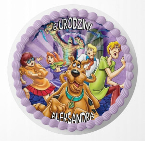 Opłatek Na Tort 30cm - Scooby Doo Wybór + Gratis