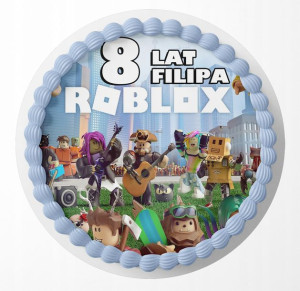 Opłatek Na Tort 30cm - Roblox Gra Wybór + Gratis!