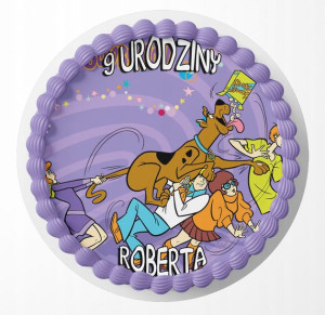 Opłatek Na Tort 29cm - Scooby Doo Wybór + Gratis