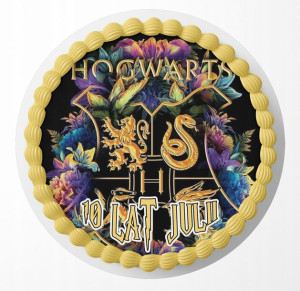 Opłatek Na Tort 17cm - Harry Potter Wybór + Gratis