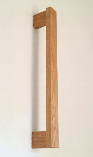 Półka wisząca łazienka ręczniki dąb drewno 60cm