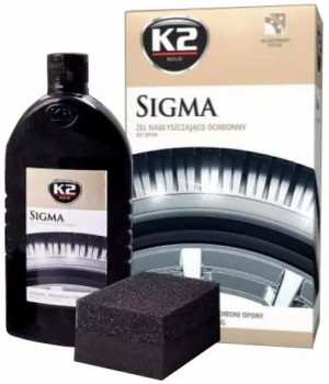 K2 Sigma Czernidło Do Opon Plastików Nabłyszcza