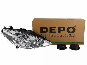 Depo Reflektor Lampa Przód Prawa Peugeot 307