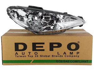 Depo Reflektor Przedni Prawy Peugeot 206