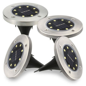 Lampa Solarna Najazd Ogrodowa Wbijana Solar 4szt.