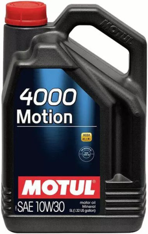 Motul 4000 Motion 10w30 Api Sl/cf Acea A1/b1 5l