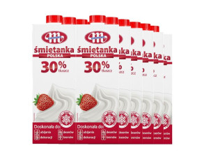 Śmietanka 1l x 12 UHT 30% 12l Mlekovita ZGRZEWKA