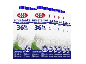Śmietanka 1l x 12 UHT 36% 12l Mlekovita ZGRZEWKA