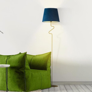 Lampa Stojąca Do Salonu Ava Velur