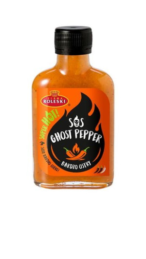 Sos Bardzo Ostry Ghost Pepper 115g - ROLESKI