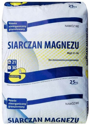 Siarczan magnezu pod borówki Nawóz granulowany