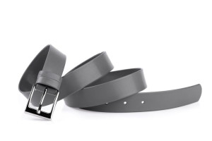Pasek damski klasyczny antracyt mat 3 cm