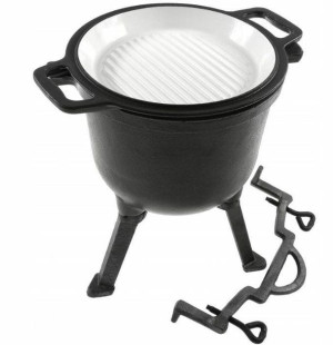Kociołek 2w1 emaliowany 8L  MK204