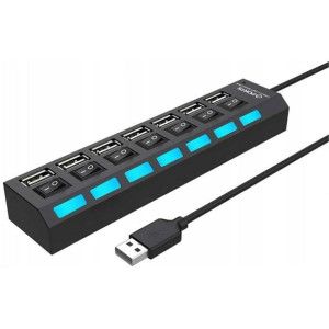 Hub rozdzielacz USB 7 portów