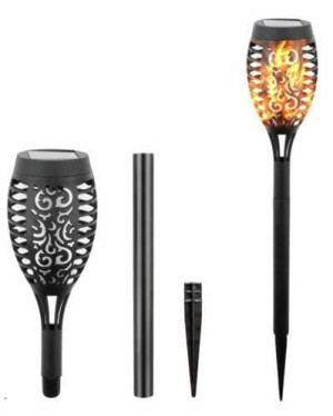 Lampa solarna ogrodowa Led pochodnia 51cm