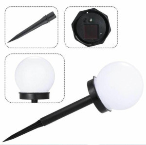 Lampa solarna ogrodowa Led Kula