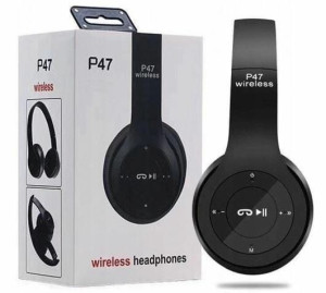 Słuchawki bezprzewodowe bluetooth p47 mp3 Mikrofon