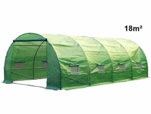 Tunel ogrodowy 3x6m 18m2 drzwi zielony