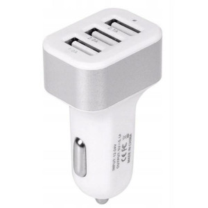 Ładowarka samochodowa 3xUSB 3.1A