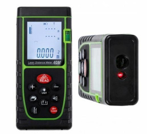 Dalmierz laserowy cyfrowy miernikLcd 40m etui
