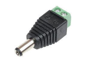 Wtyk DC 2.5/5.5 z szybkozłączem
