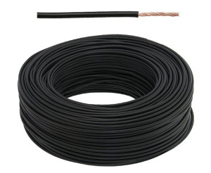 Przewód LgY 1x1mm H05V-K czarny (2m)