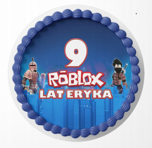 Opłatek Na Tort 20cm - Roblox Gra Wybór + Gratis!