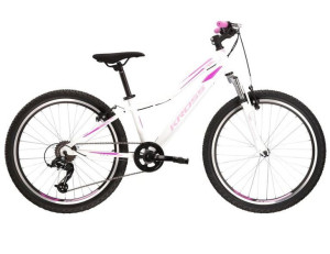 Rower górski Kross Lea JR 1.0 SR 24 cale biały 2022