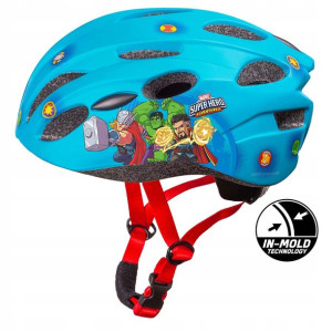 Kask Rowerowy Avengers Poliwęglan Inmold 52-56 Cm