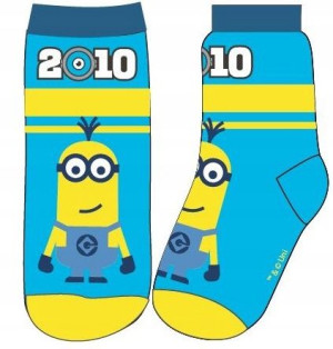Wesołe Skarpetki Skarpety 23-26 Minionki Niebieski