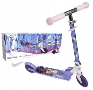 Hulajnoga Mocna Metalowa Składana Kauczuk Frozen 2