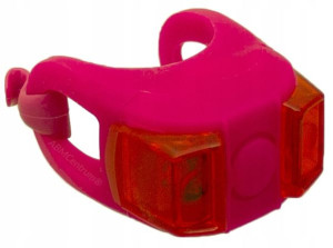 Diodowa Lampka Rowerowa Led Tył Tylna Red Sylikon