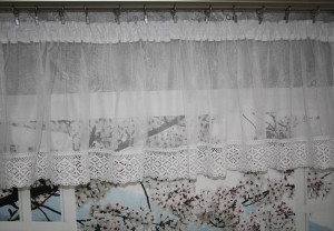 Lambrekin koronka bawełniana 220 cm szer 45 cm wys