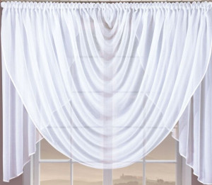 Firana lambrekin woda do pokoju woal 120x400 cm