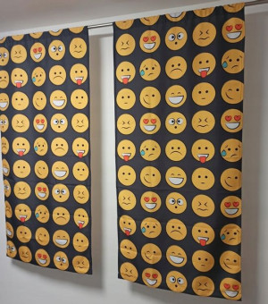 Panel Ekran w emotikony zasłony 160 cm