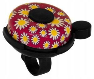 Dzwonek Rowerowy Metalowy Kwiaty Kwiatki Flowers