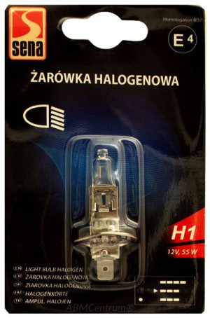 Żarówka H1 Halogenowa 12v 55w P14.5s Światła Drogo