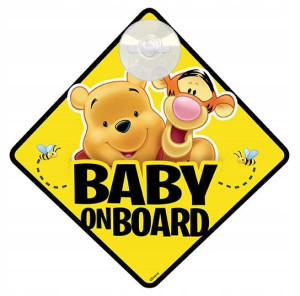 Tabliczka Kubuś Puch Dziecko W Aucie Baby On Board