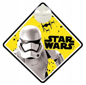 Tabliczka Star Wars Dziecko W Aucie Baby On Board