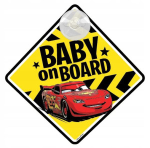 Tabliczka Cars Auta Dziecko W Aucie Baby On Board