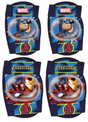 4x Ochraniacz Na Kolana Łokcie Osłona Avengers Iro