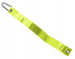 Opaska Odblaskowa Długa 37cm Karabińczyk Na Plecak