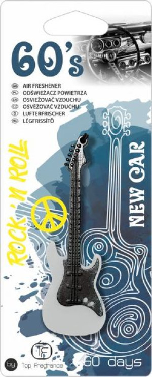 Zapach Samochodowy Zawieszka Gitara New Car 60 Dni