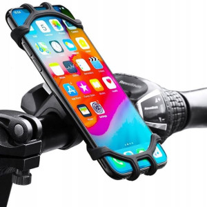 Mocny Gumowy Uchwyt Telefonu Rowerowy Motocyklowy