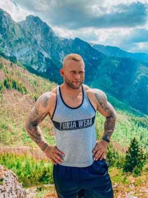 Tank top szary Furia Wear męski rozm.XL