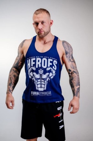 Tank top Heroes granatowy męski rozm.XXL