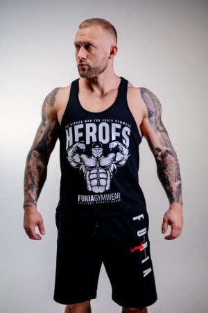 Tank top Heroes czarny męski rozm.M